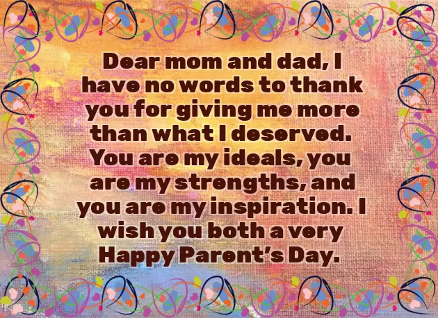 Wishes For Parents Day Wishes For Parents Day