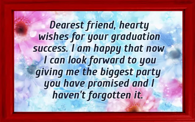 Graduation Letter To Friend Sample Graduation Letter To Friend Sample
