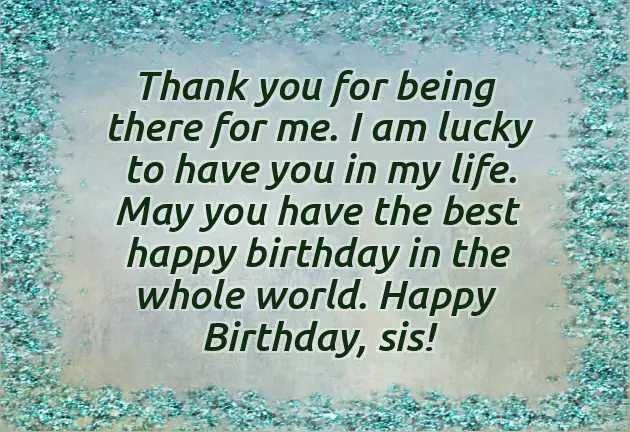 Best Wishes For Younger Sister Birthday