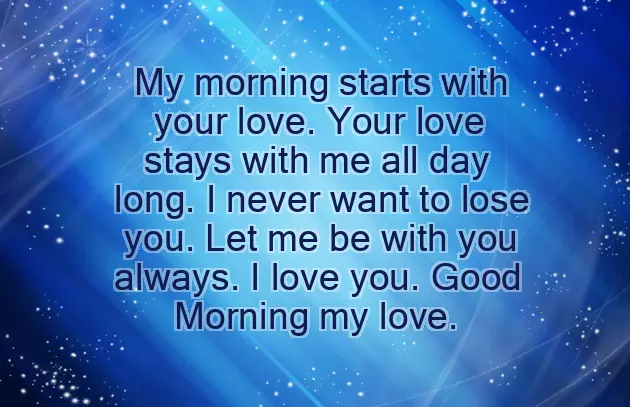 Good Morning Messages Long Distance