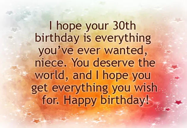 Happy 30Th Birthday Niece Quotes Happy 30Th Birthday Niece Quotes
