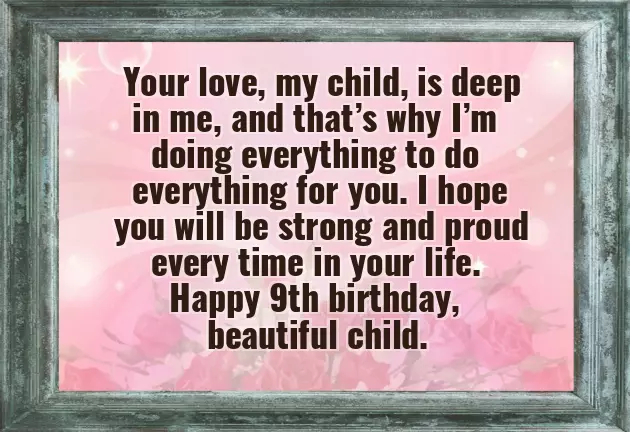 Birthday Wishes For A 9 Year Old Girl Birthday Wishes For A 9 Year Old Girl