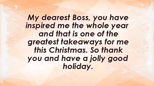 Wishing Merry Christmas To Your Boss Wishing Merry Christmas To Your Boss