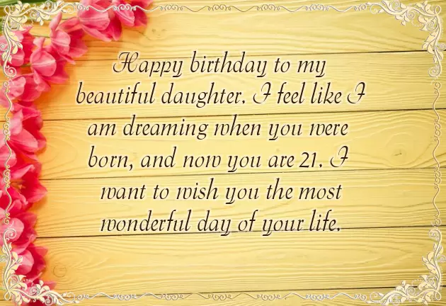 Daughter 21St Birthday Wishes Daughter 21St Birthday Wishes