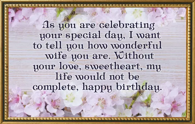 Birthday Status To Wife Birthday Status To Wife