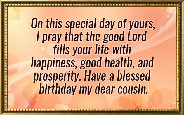 Birthday Wishes For A Female Cousin