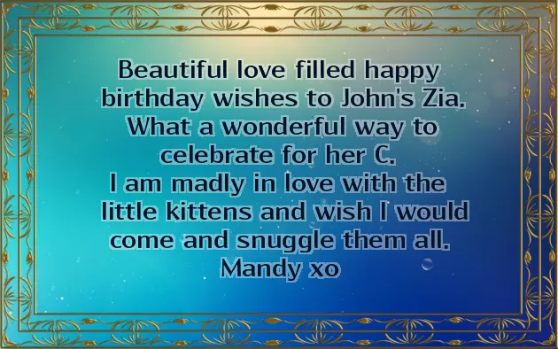 Happy Birthday Aunt Sheila Happy Birthday Aunt Sheila