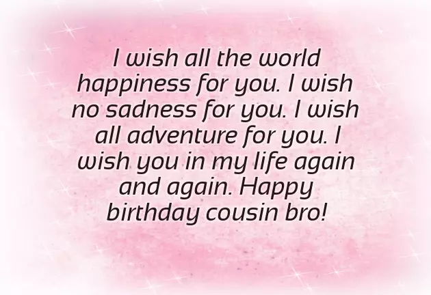 Heart Touching Birthday Wishes For Cousin Brother Heart Touching Birthday Wishes For Cousin Brother