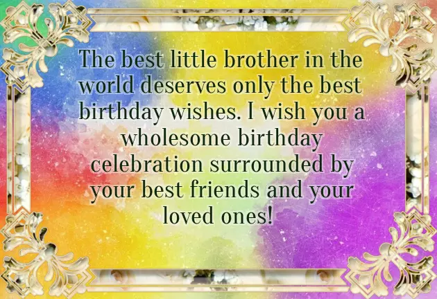 Happy Birthday Kid Brother Happy Birthday Kid Brother