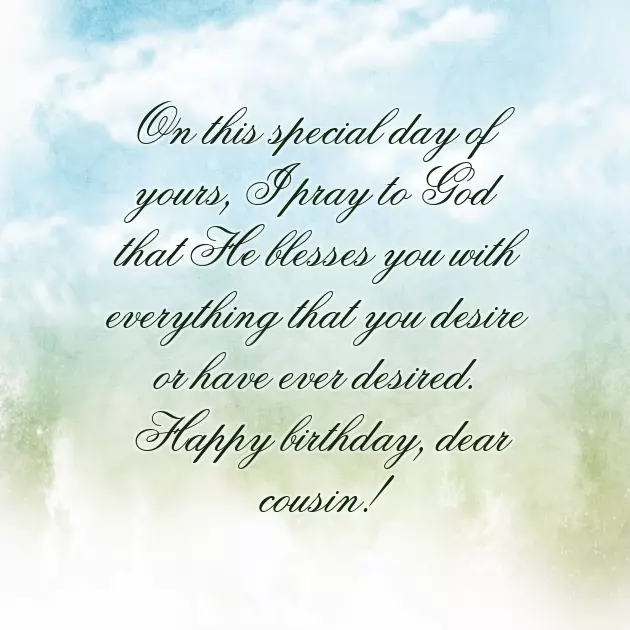 Birthday Wishes For A Female Cousin