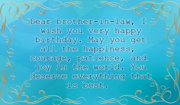 Happy Birthday Blessings Brother