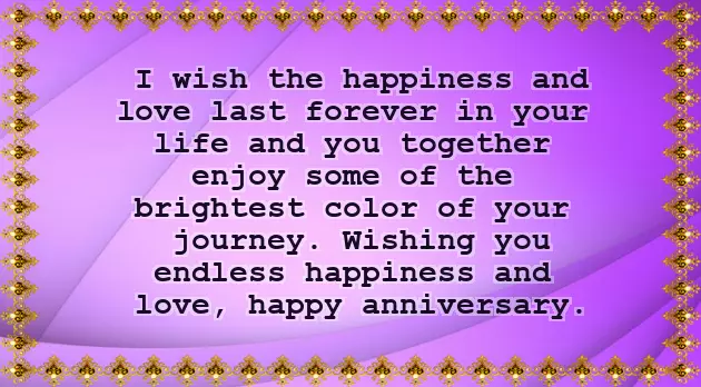 Happy Anniversary Wishes Sister And Brother In Law