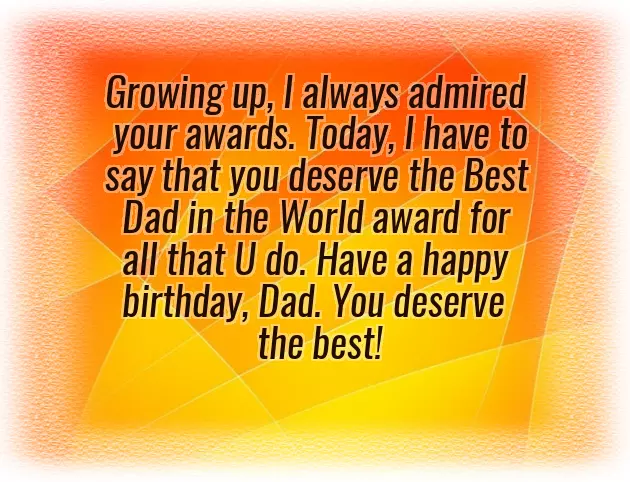To The Best Dad In The World Happy Birthday To The Best Dad In The World Happy Birthday