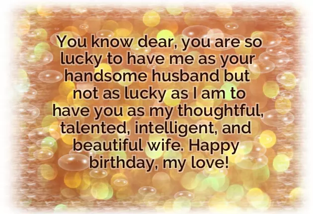 Happy Birthday Quotes My Wife
