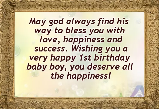 Birthday Wishes For 1 Year Baby
