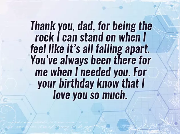 Wishes For Father Birthday From Daughter