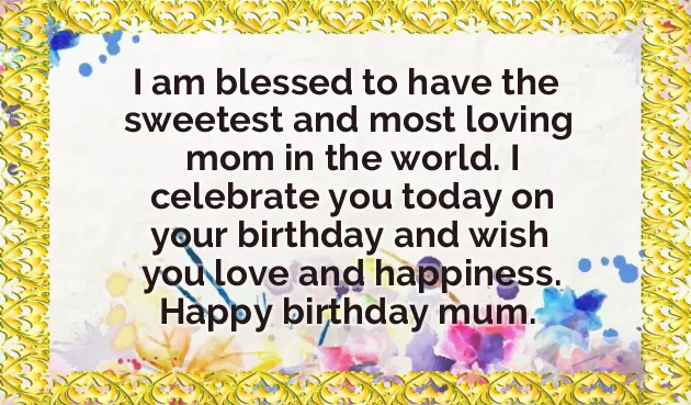 Deep Birthday Wishes For Mom