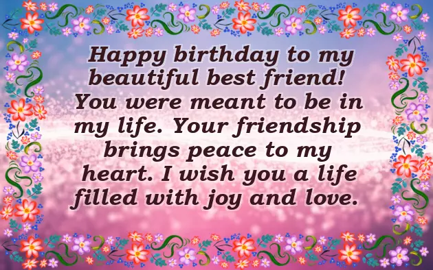 Birthday Wish For Good Female Friend