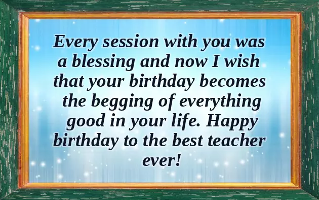 Happy Birthday Teacher Happy Birthday Teacher