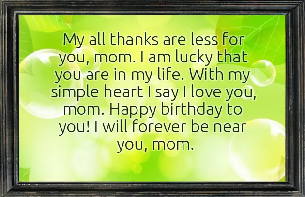 Mothers Quotes For Birthday