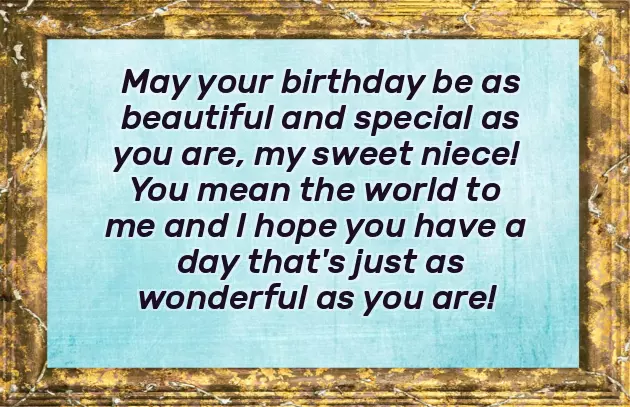 Birthday Wishes For A Lovely Niece