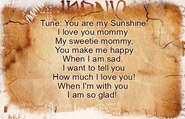 Mothers Day Poems For Toddlers