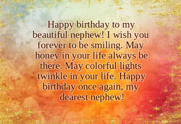 Heartfelt Birthday Wishes For Nephew Heartfelt Birthday Wishes For Nephew