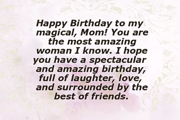 Birthday Wishes For Mother From Son