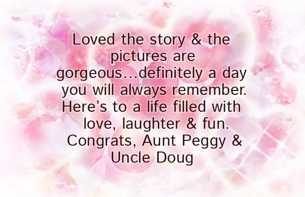 Congratulations To You Both On Your Wedding