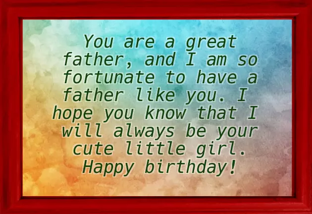 Birthday Wishes To My Dad From Daughter