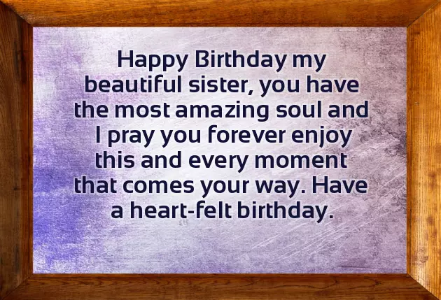 Birthday Wishes For Sister After Her Marriage