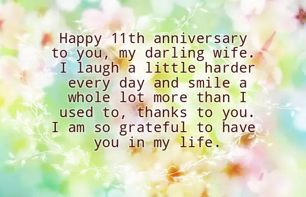 11Th Marriage Anniversary Wishes 11Th Marriage Anniversary Wishes