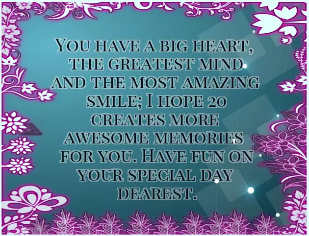 Happy Birthday Wishes For 20 Years Girl Happy Birthday Wishes For 20 Years Girl