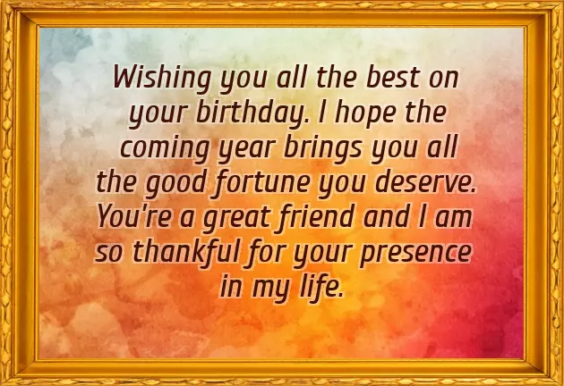 Birthday Quotation For Best Friend Birthday Quotation For Best Friend