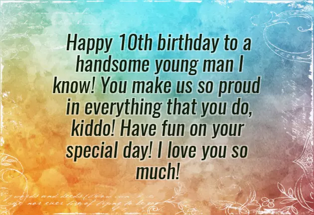 Niece 10Th Birthday Wishes Niece 10Th Birthday Wishes