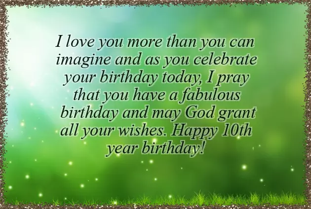Happy Birthday Wishes For 10 Year Old Niece Happy Birthday Wishes For 10 Year Old Niece