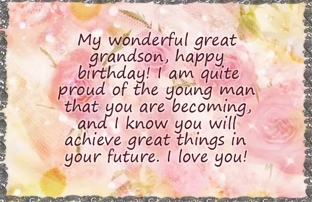 Birthday Wishes For Teenage Grandson