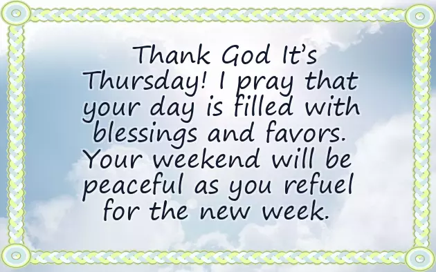 Thursday Greetings And Blessings Thursday Greetings And Blessings