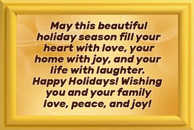 Wishing You All The Best Today And Throughout The Coming Year