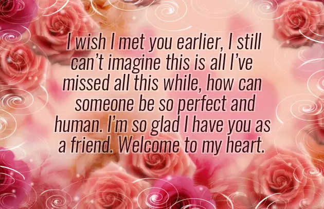 Romantic Message For Friend