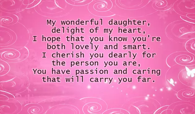 Poems For Parents From Daughter Poems For Parents From Daughter