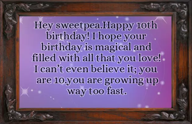 Happy Birthday Wishes For 10 Years Old Girl Happy Birthday Wishes For 10 Years Old Girl