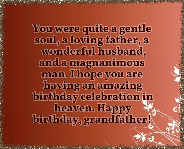 Birthday Thoughts For Grandfather Birthday Thoughts For Grandfather
