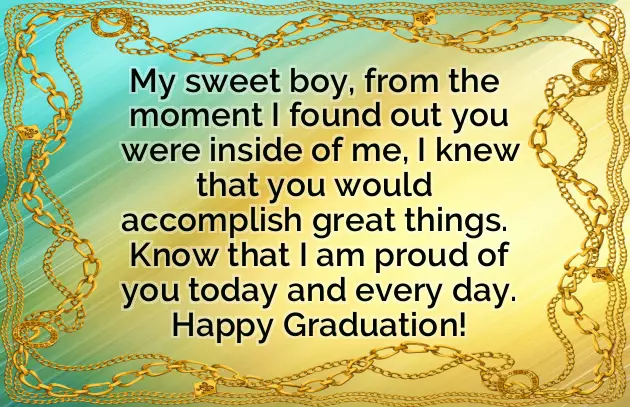 My Son Graduation Message My Son Graduation Message