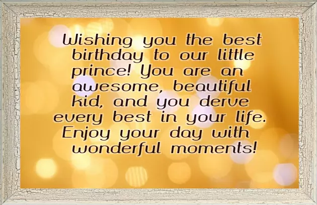 1St Bday Message 1St Bday Message