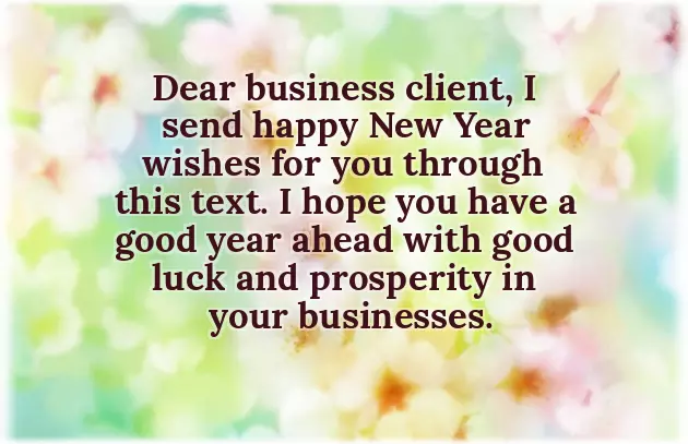 Happy New Year Wishes For Business Clients Happy New Year Wishes For Business Clients