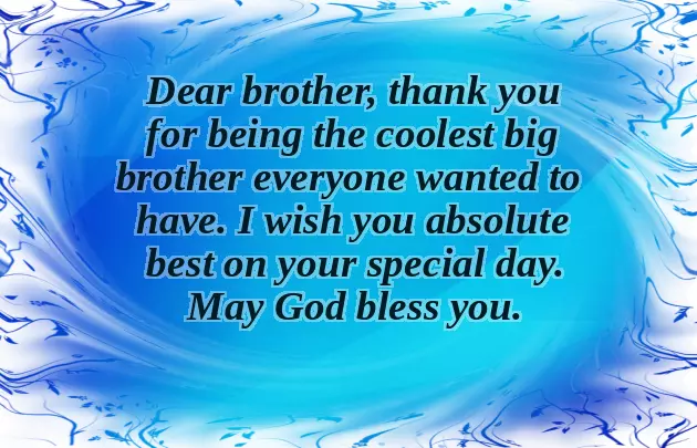 Bday Wish To Bro