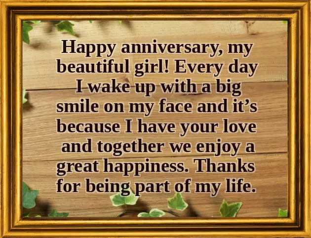 One Year Anniversary Wishes For Girlfriend One Year Anniversary Wishes For Girlfriend