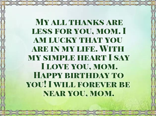 Happy Birthday Dearest Mum