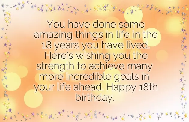 Wishes 18Th Birthday Wishes 18Th Birthday